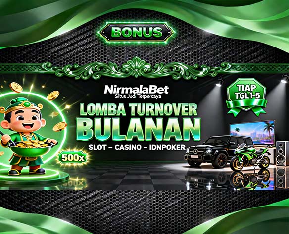 NirmalaBet Slot BSI Online Terpercaya Bonus Besar